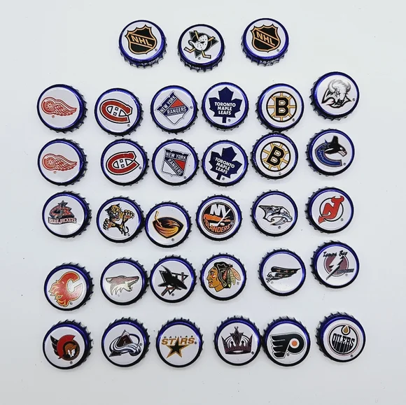 NHL Other Nhl Labatt Blue Hockey Beer Bottle Cap Collection 33